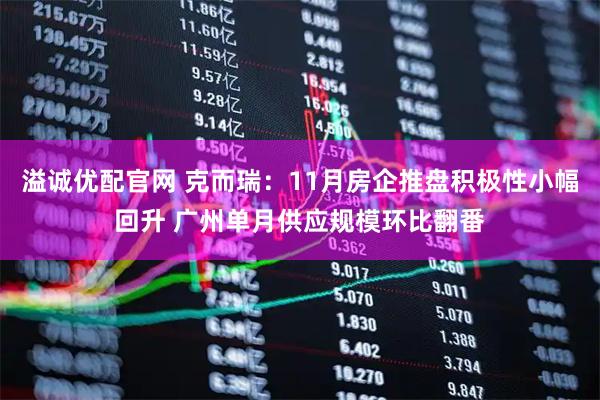 溢诚优配官网 克而瑞：11月房企推盘积极性小幅回升 广州单月供应规模环比翻番